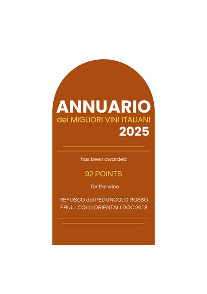 REFOSCO dal PEDUNCOLO Rosso Riserva 2018